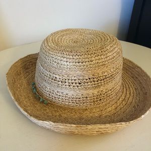 NWT San Diego Hat Co kettle brim raffia hat